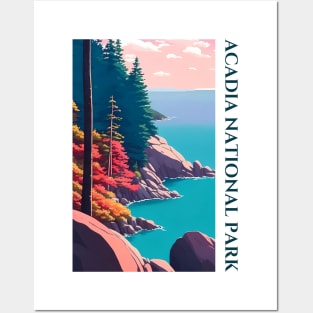 acadia national park Posters and Art